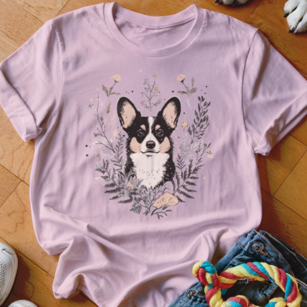 Boho Corgi Shirt - The Pawsitive Initiative