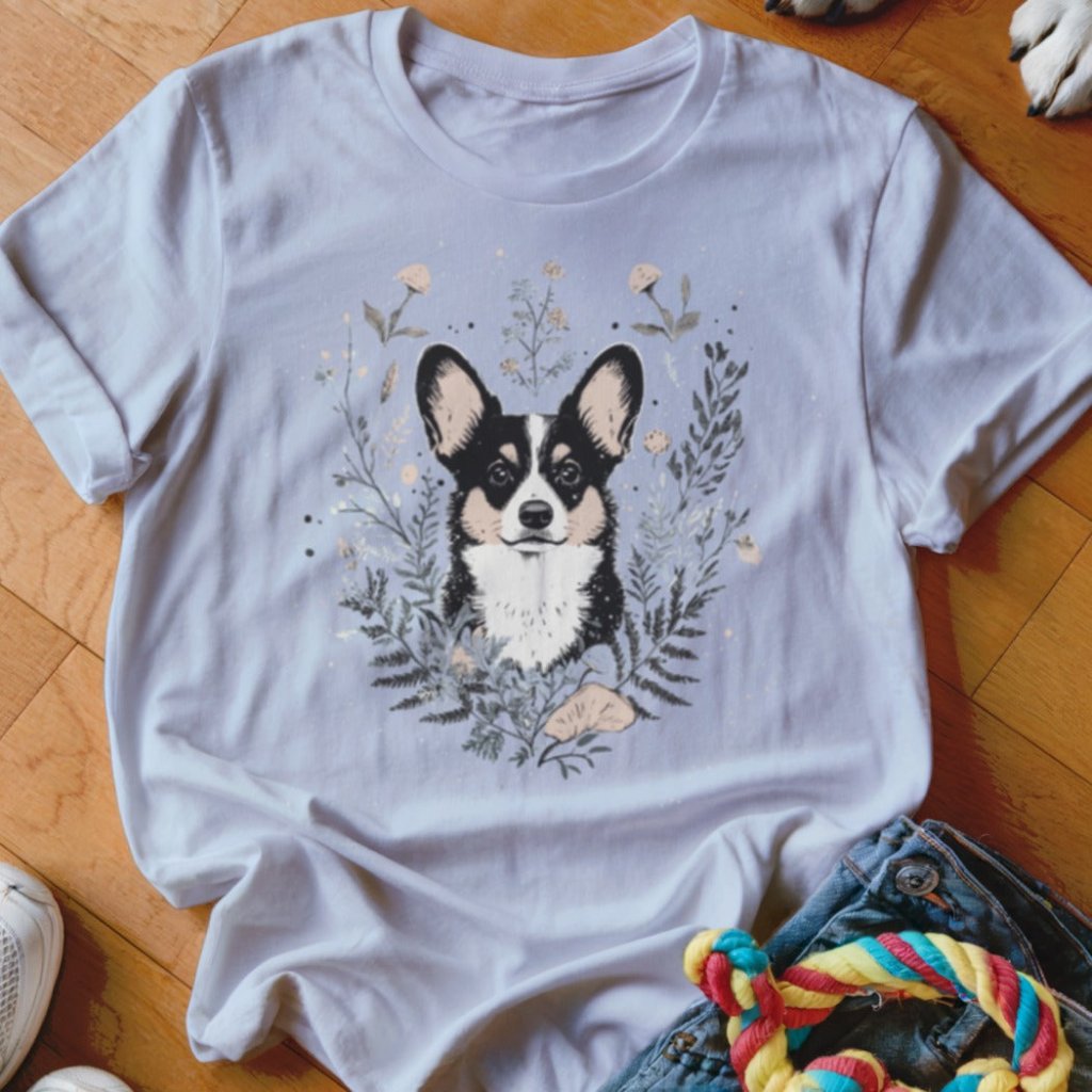 Boho Corgi Shirt - The Pawsitive Initiative