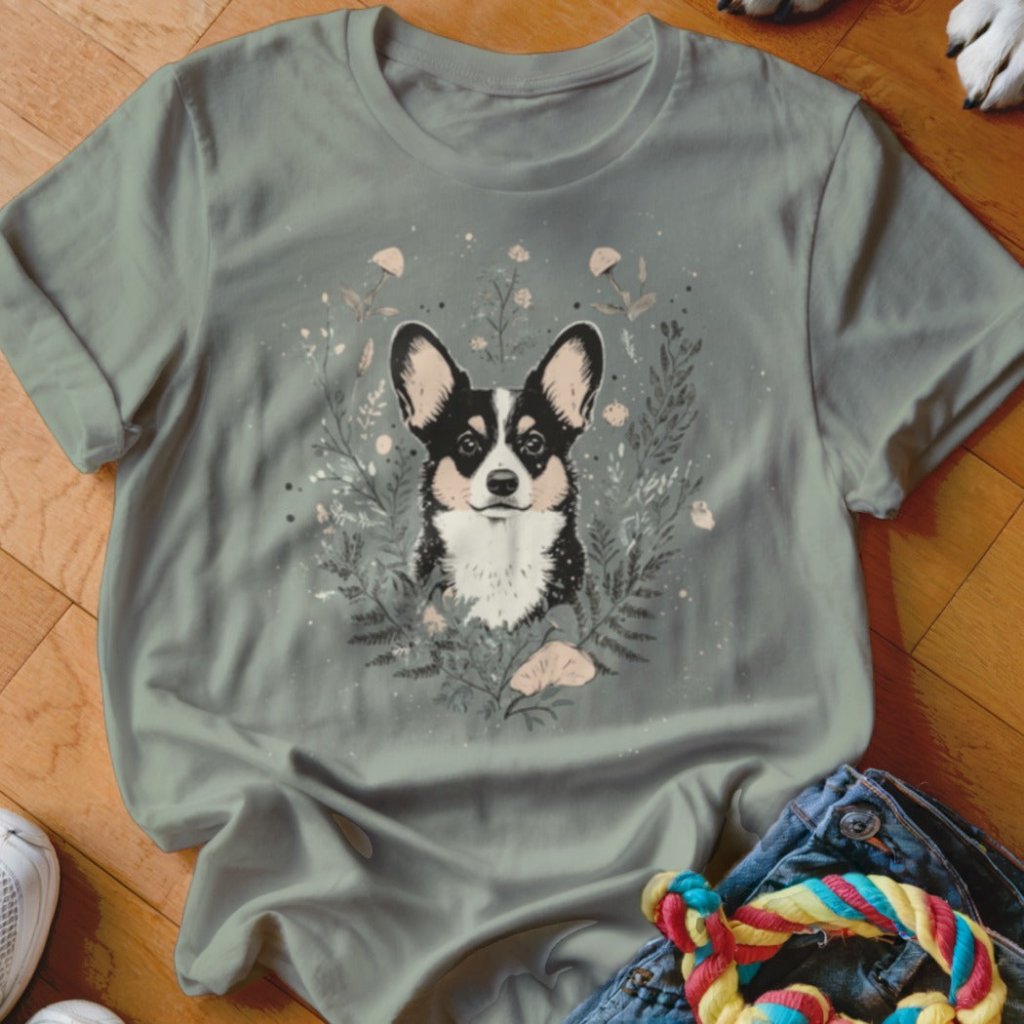 Boho Corgi Shirt - The Pawsitive Initiative