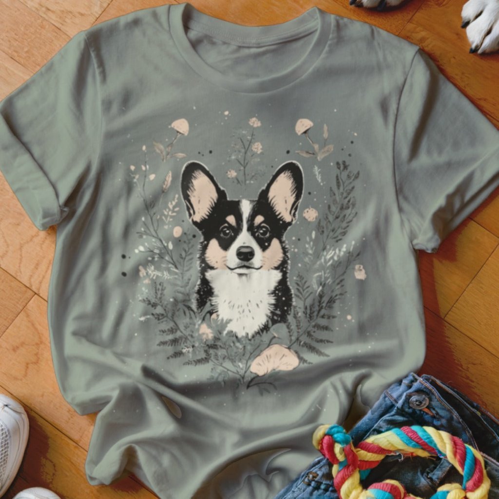 Boho Corgi Shirt - The Pawsitive Initiative