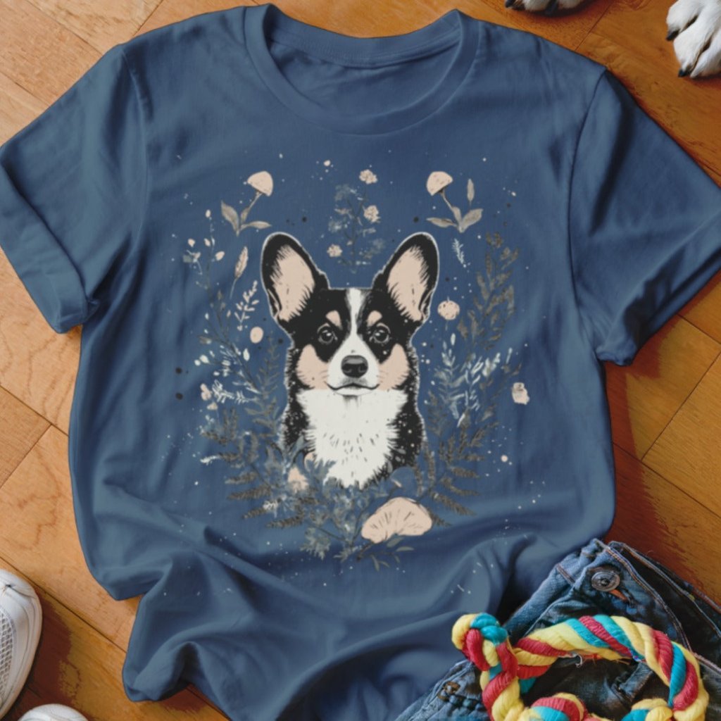 Boho Corgi Shirt - The Pawsitive Initiative