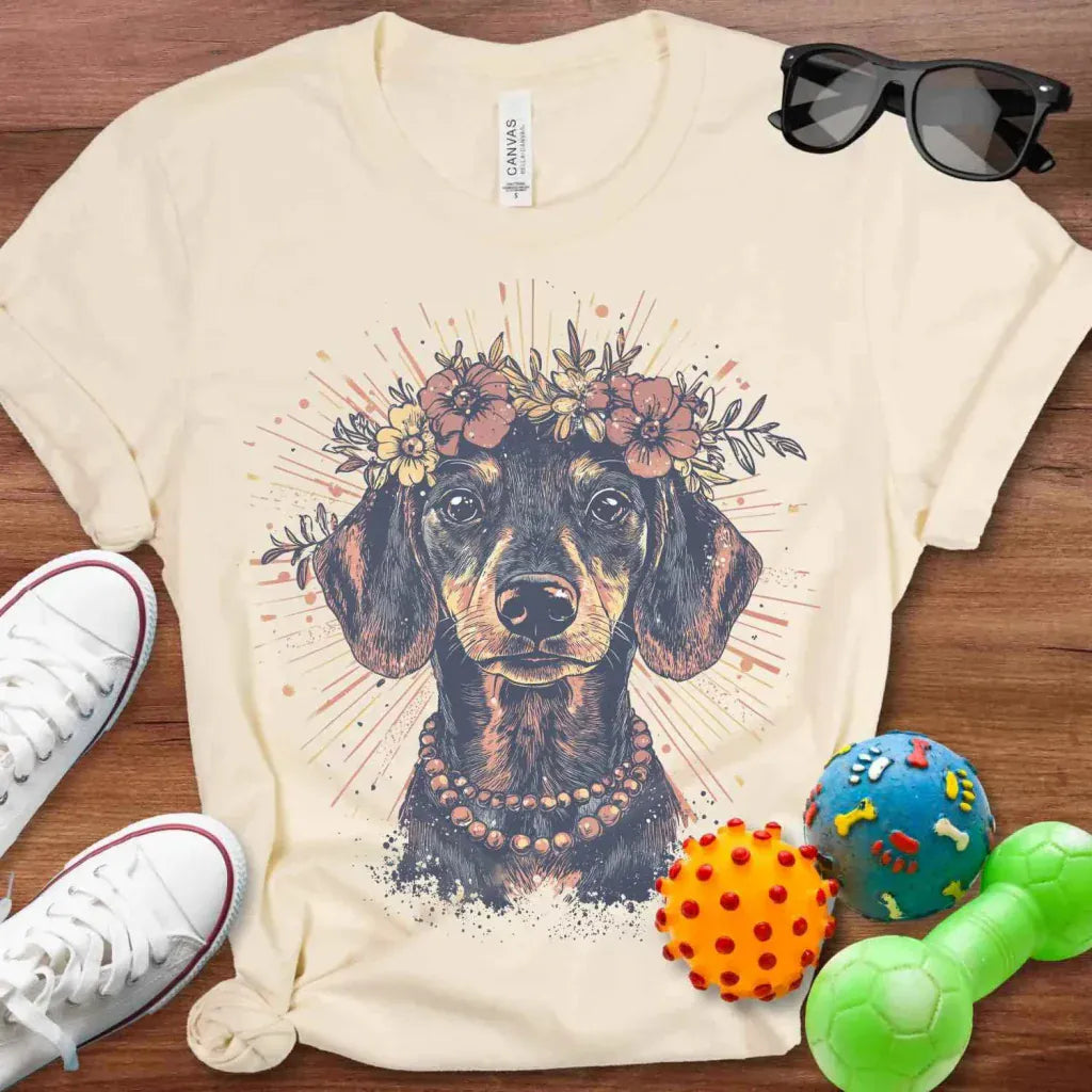 Boho Dachshund Shirt - The Pawsitive Initiative