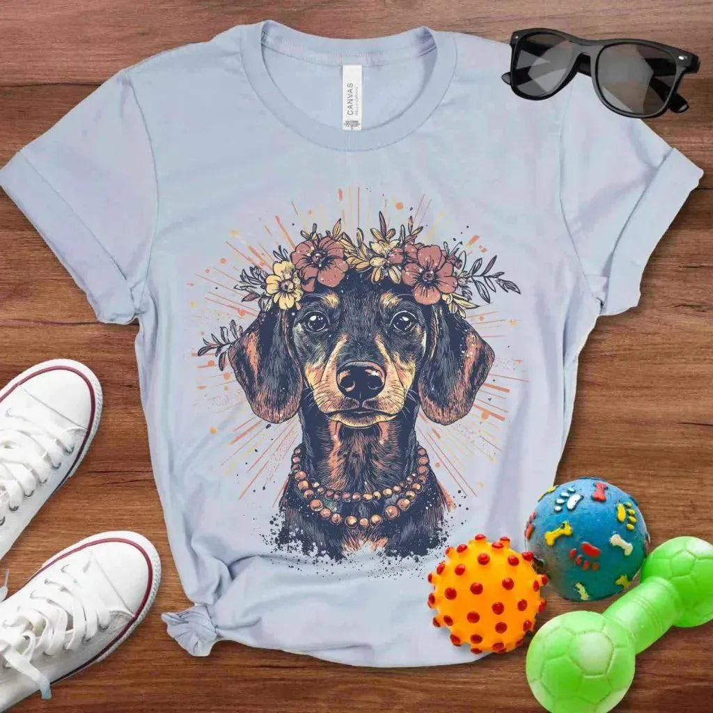 Boho Dachshund Shirt - The Pawsitive Initiative