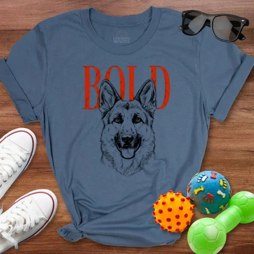 Bold GSD Shirt - The Pawsitive Initiative
