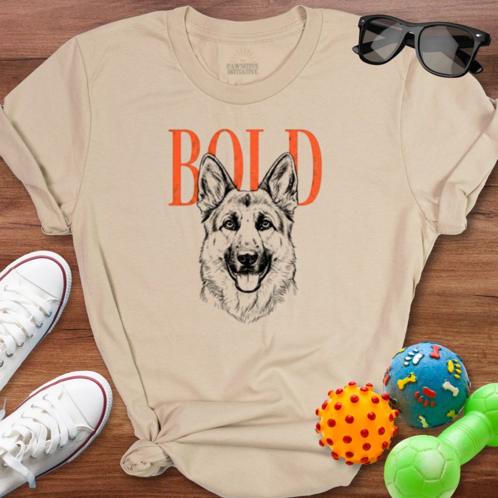 Bold GSD Shirt - The Pawsitive Initiative