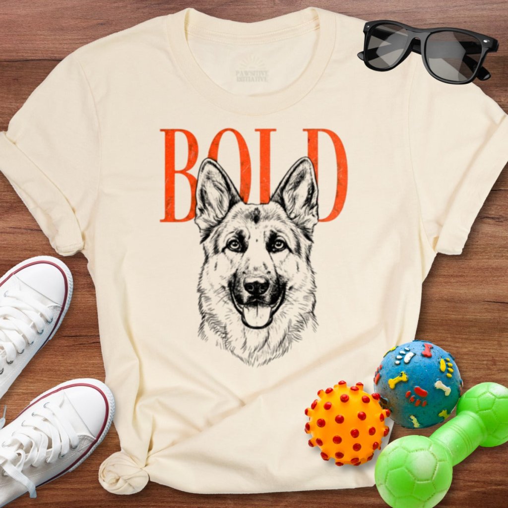 Bold GSD Shirt - The Pawsitive Initiative