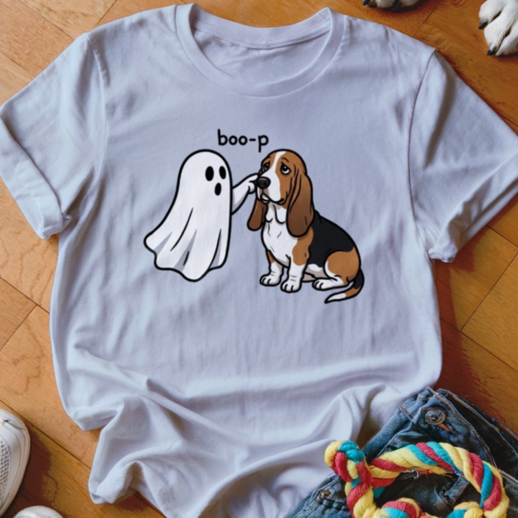 Boo-p Basset Hound Shirt - The Pawsitive Initiative