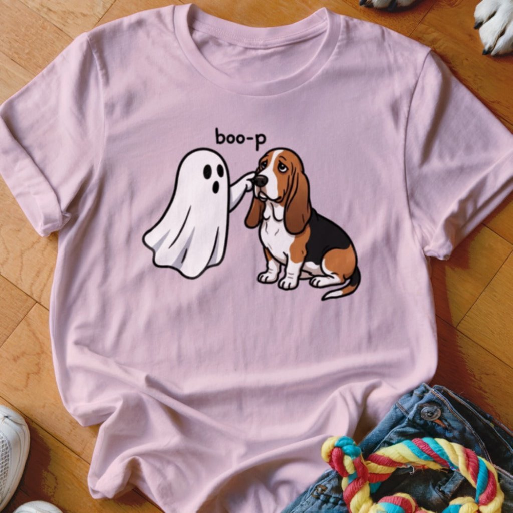 Boo-p Basset Hound Shirt - The Pawsitive Initiative
