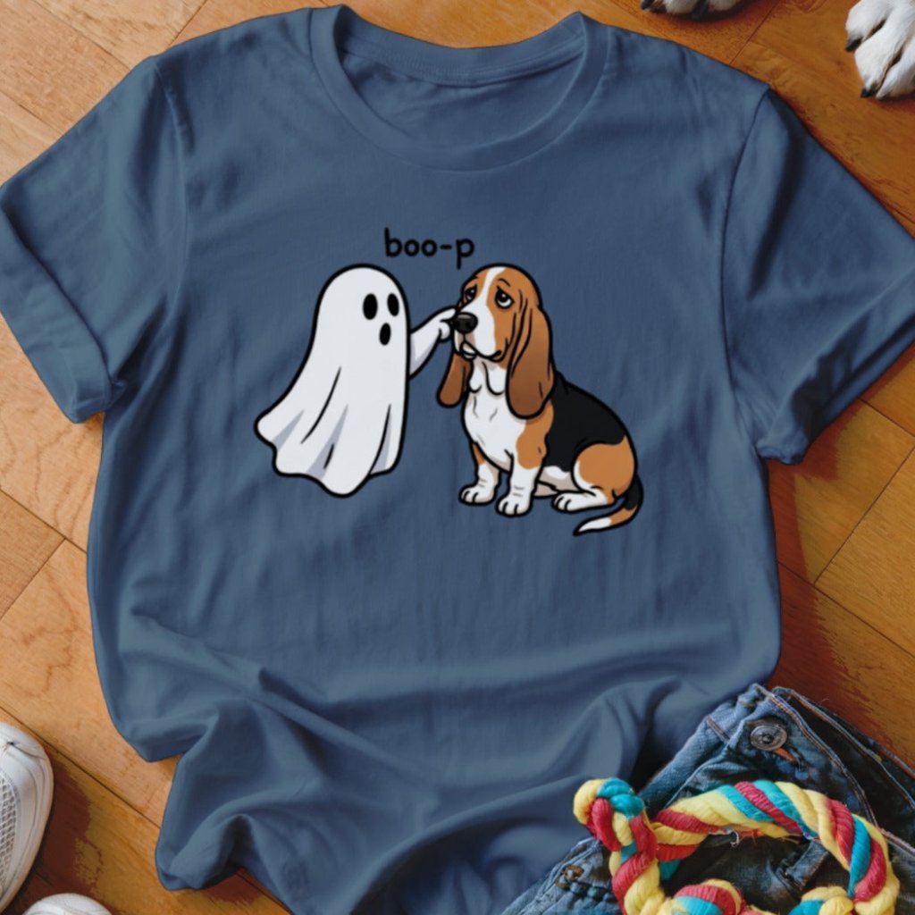 Boo-p Basset Hound Shirt - The Pawsitive Initiative