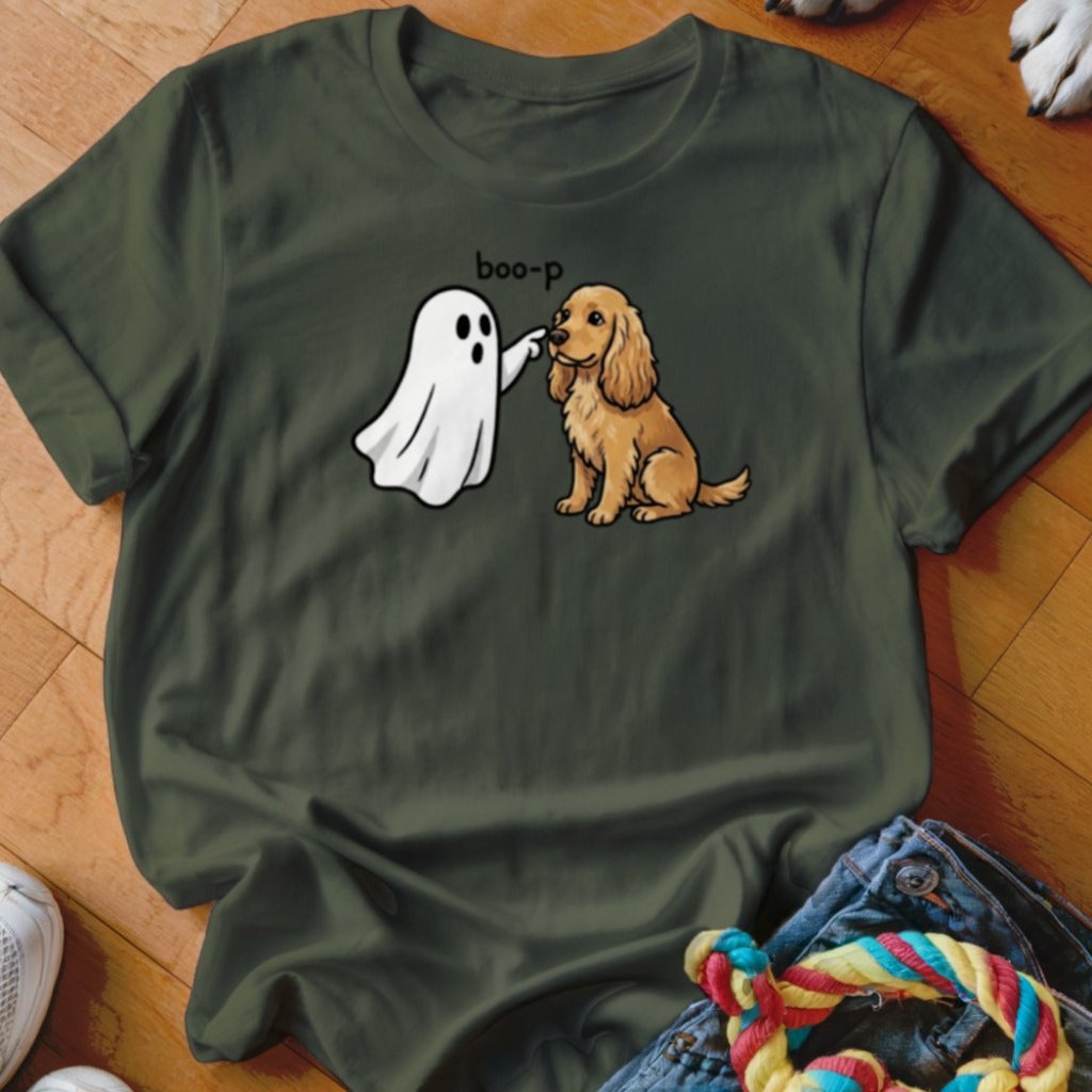 Boo-p Cocker Spaniel Shirt - The Pawsitive Initiative