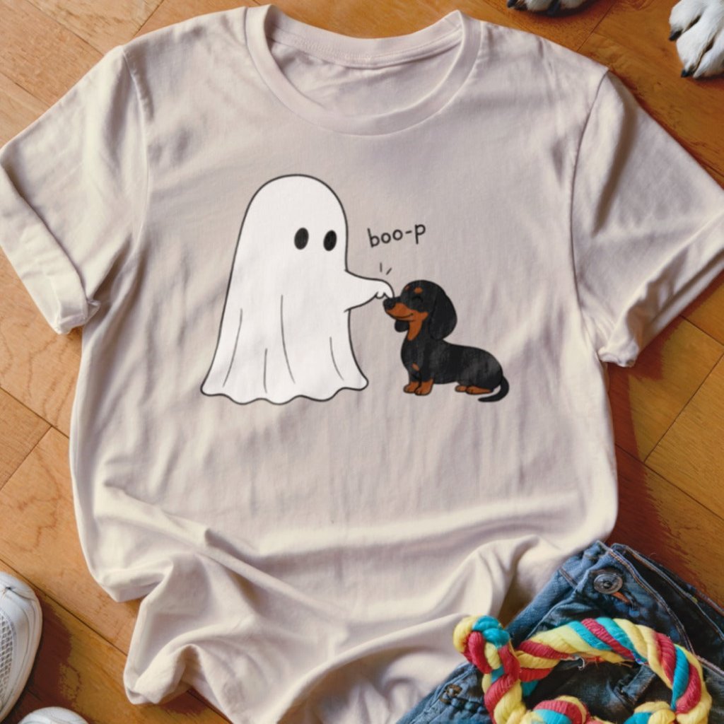 Boo-p Dachshund Shirt - The Pawsitive Initiative