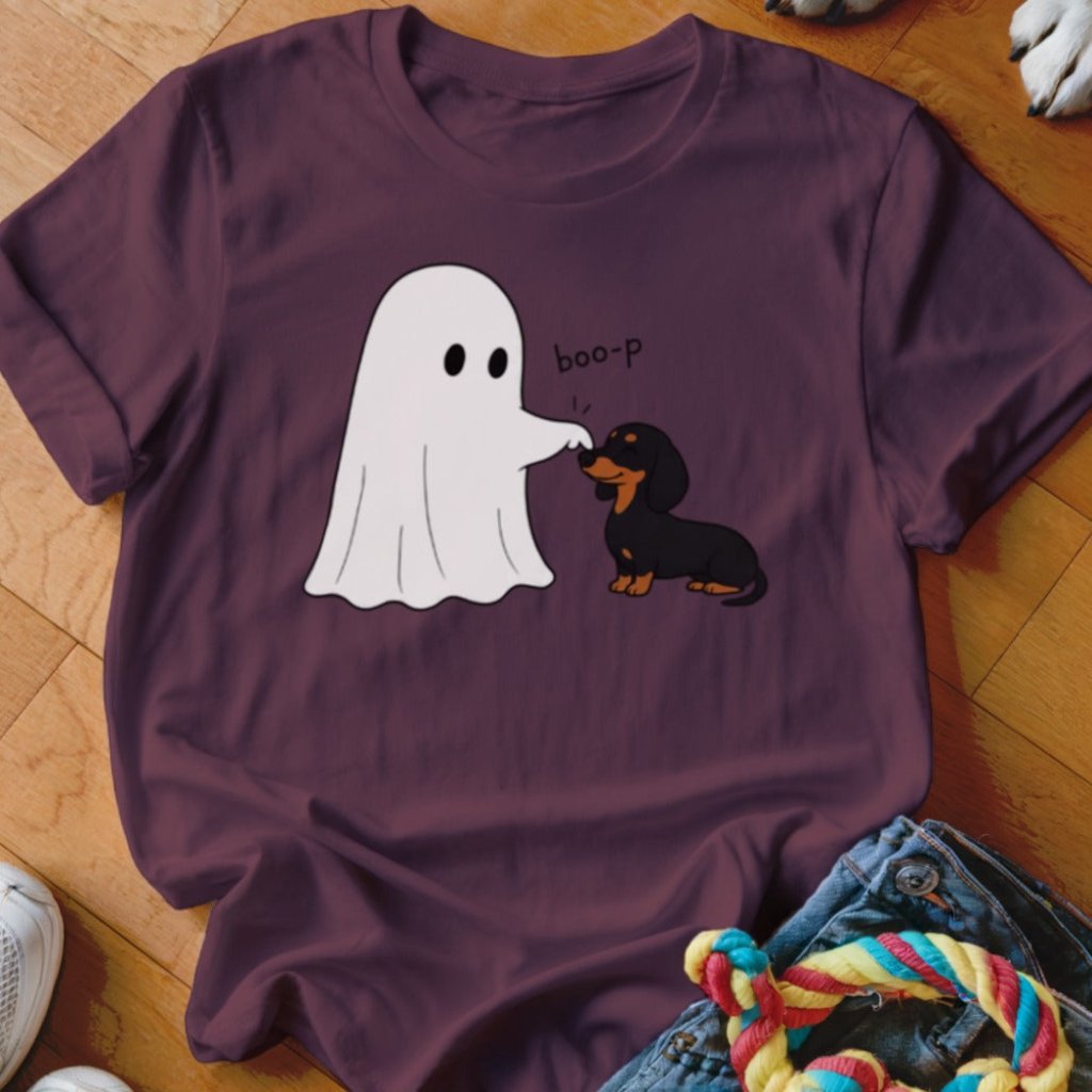 Boo-p Dachshund Shirt - The Pawsitive Initiative