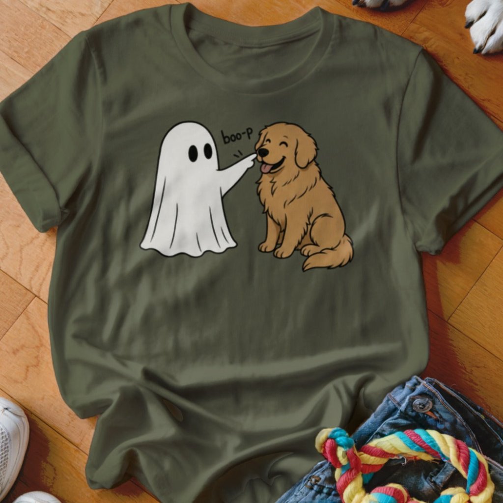 Boo-p Golden Retriever Shirt - The Pawsitive Initiative