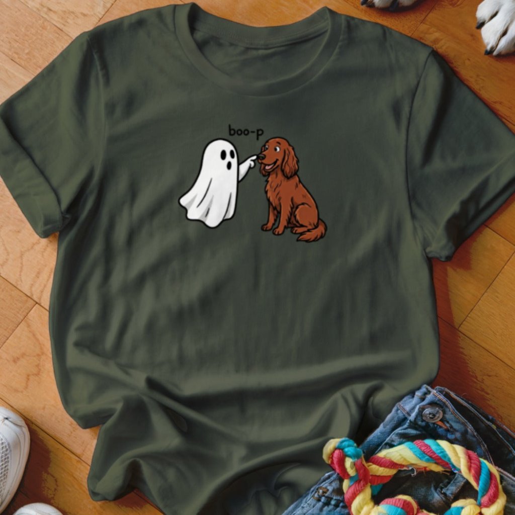 Boo-p Irish Setter Shirt - The Pawsitive Initiative