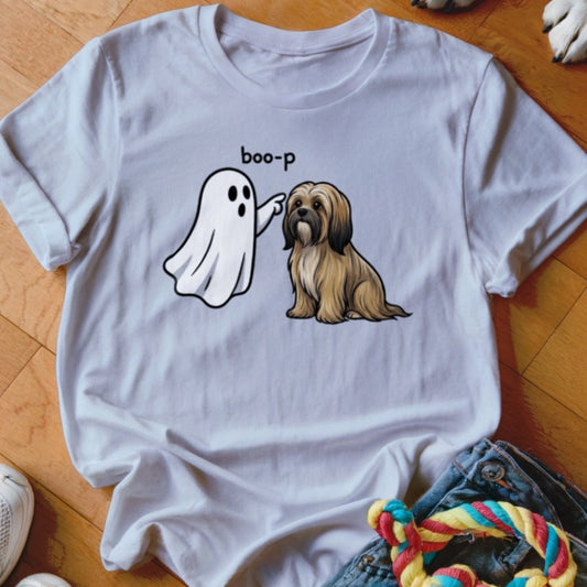 Boo-p Lhasa Apso Shirt - The Pawsitive Initiative