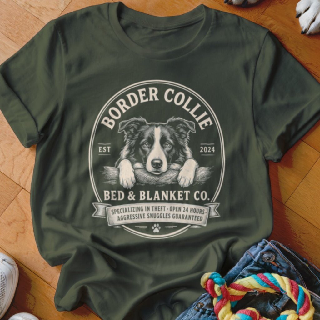 Border Collie Bed & Blanket Co Shirt - The Pawsitive Initiative