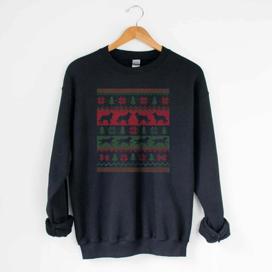 Border Collie Christmas Sweatshirt - The Pawsitive Initiative