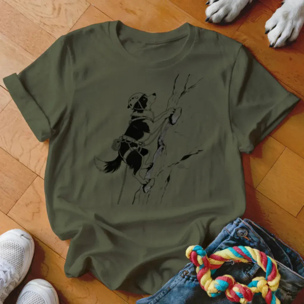 Border Collie Climbing Shirt - The Pawsitive Initiative