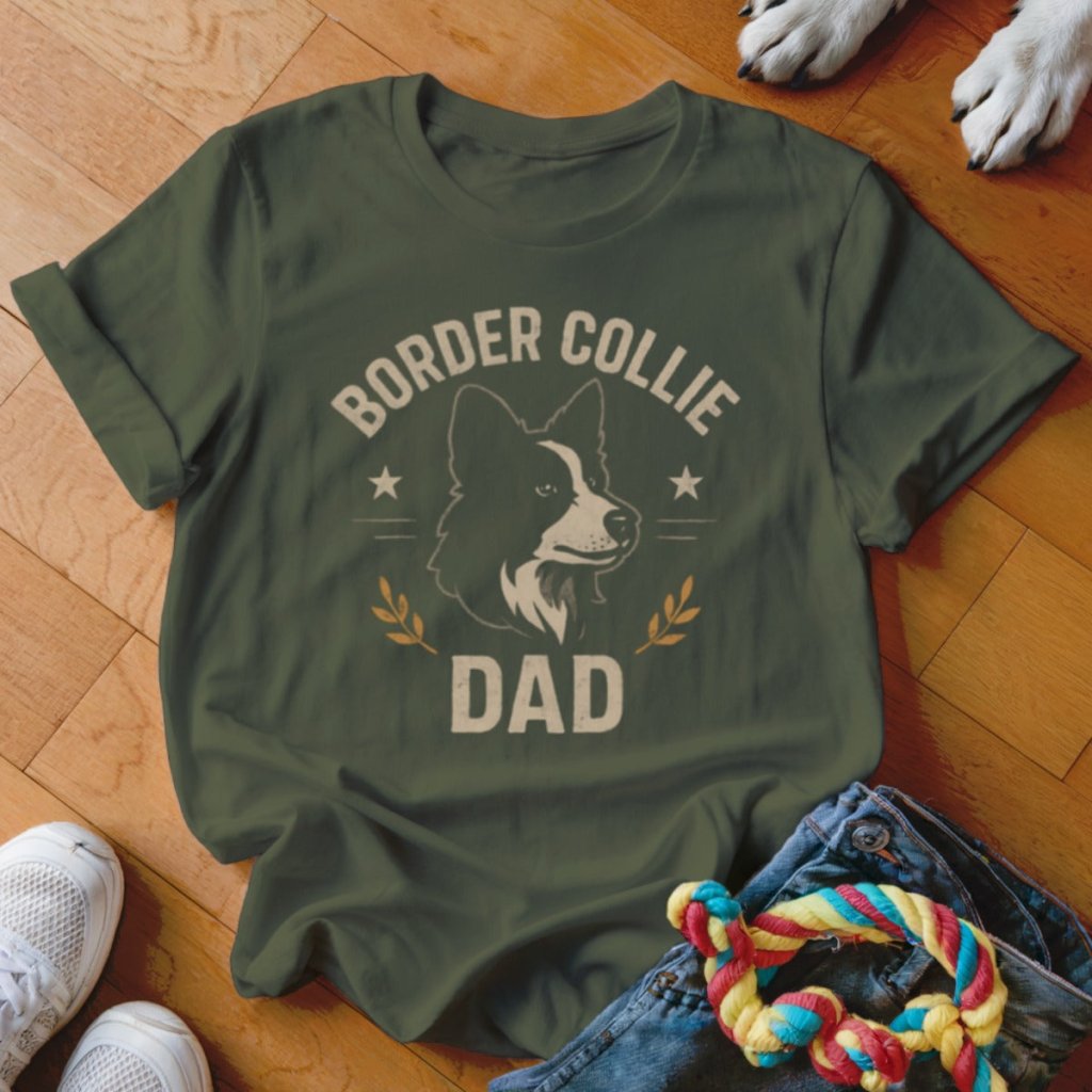 Border Collie Dad Shirt - The Pawsitive Initiative