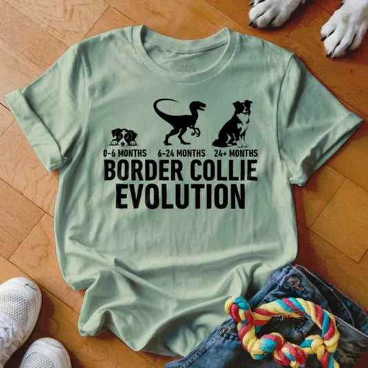 Border Collie Evolution Shirt - The Pawsitive Initiative