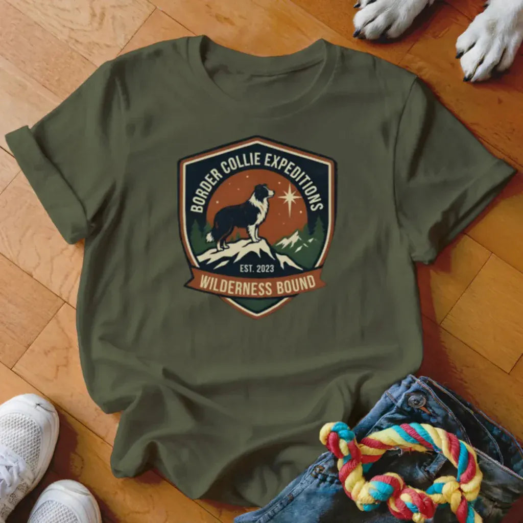 Border Collie Expeditions Shirt - The Pawsitive Initiative
