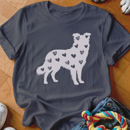 Border Collie Hearts Shirt - The Pawsitive Initiative