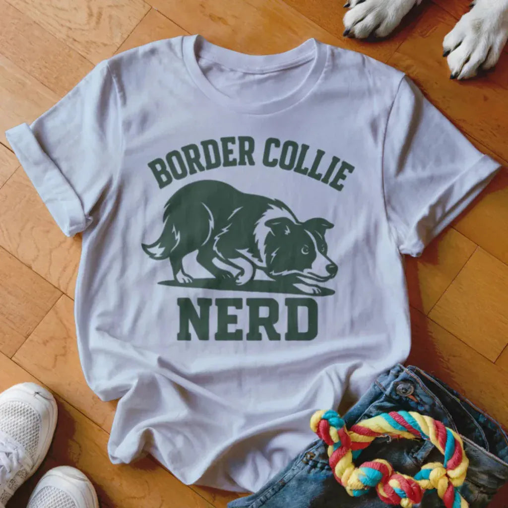 Border Collie Nerd Shirt - The Pawsitive Initiative