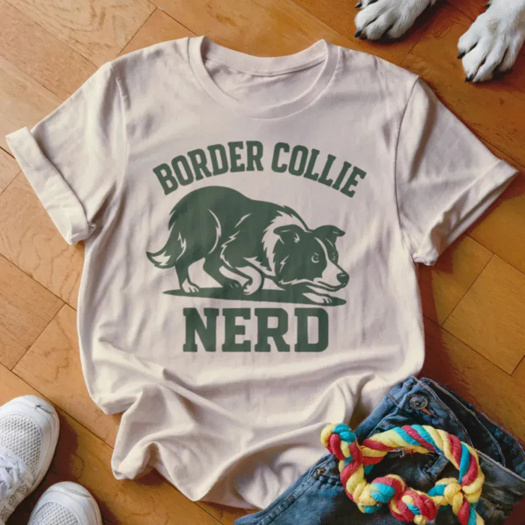 Border Collie Nerd Shirt - The Pawsitive Initiative