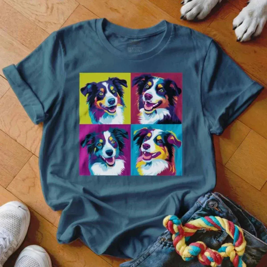 Border Collie Pop Art Shirt - The Pawsitive Initiative