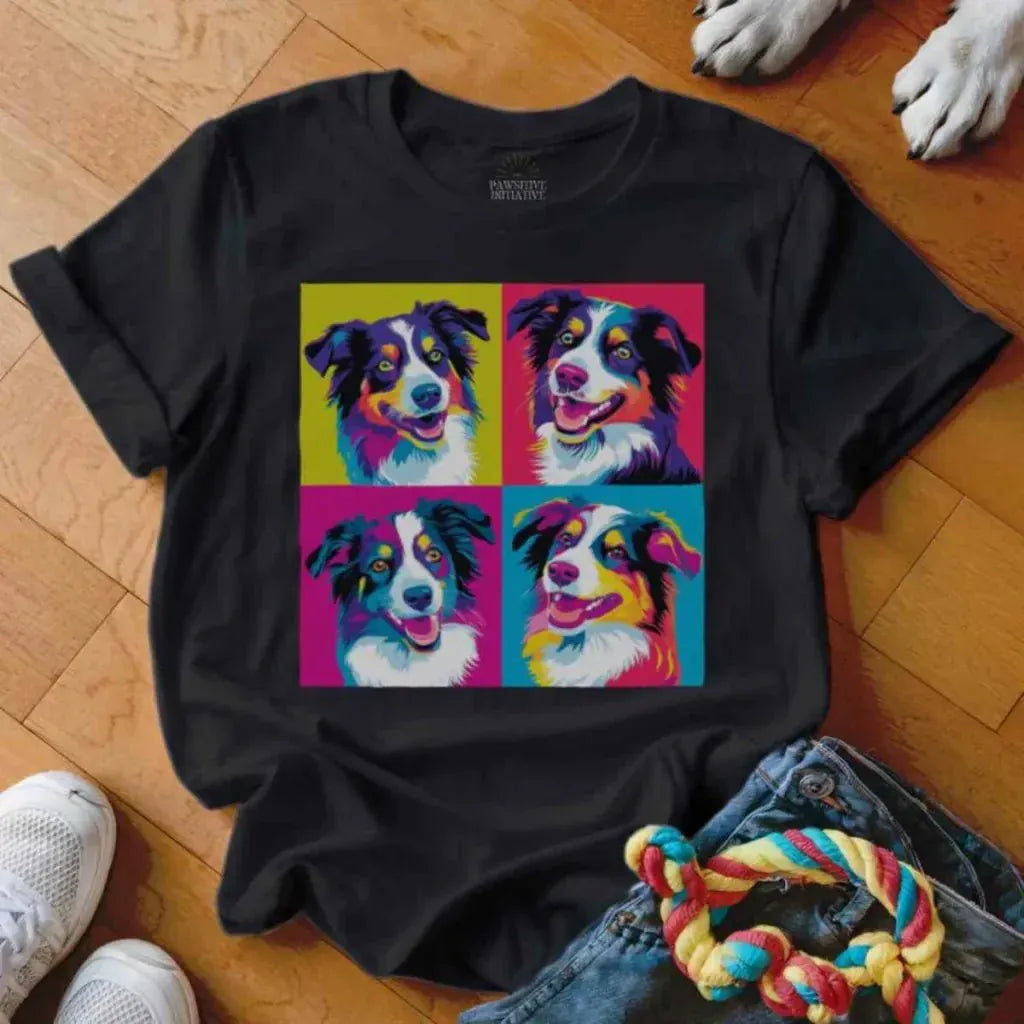 Border Collie Pop Art Shirt - The Pawsitive Initiative