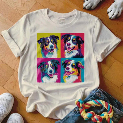 Border Collie Pop Art Shirt - The Pawsitive Initiative