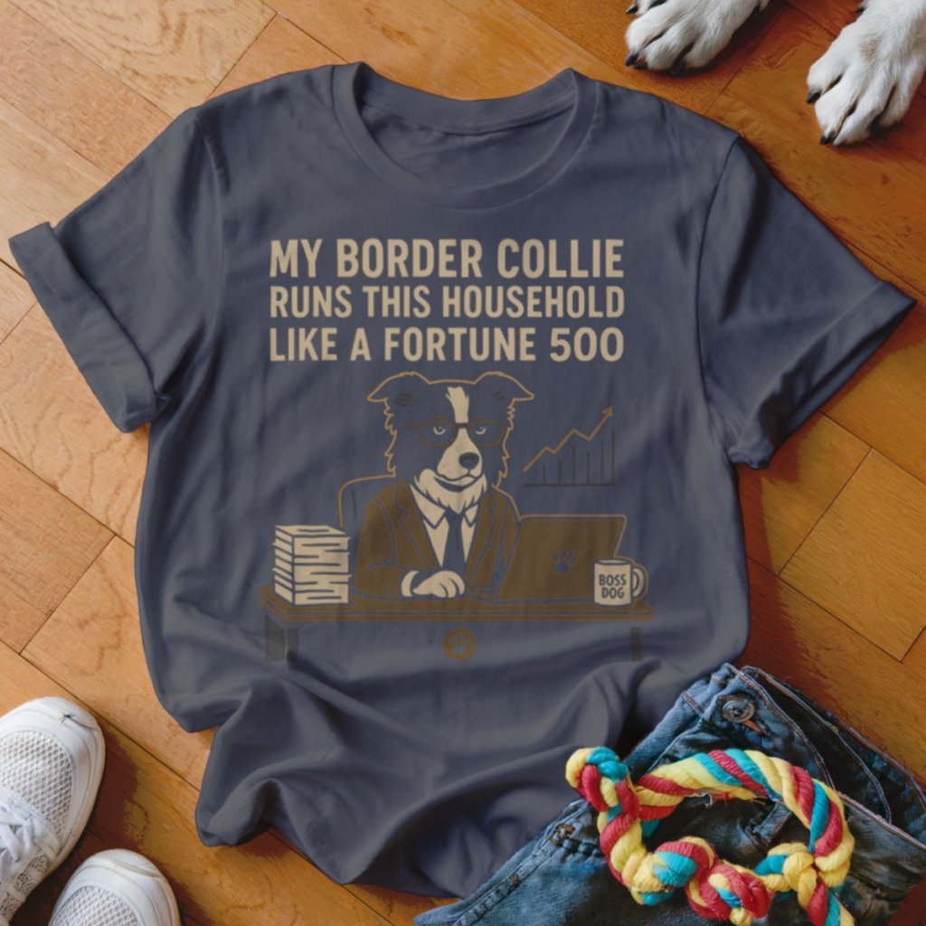 Border Collie Runs This House Shirt - The Pawsitive Initiative
