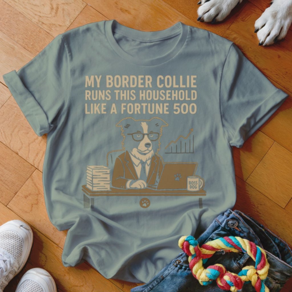 Border Collie Runs This House Shirt - The Pawsitive Initiative