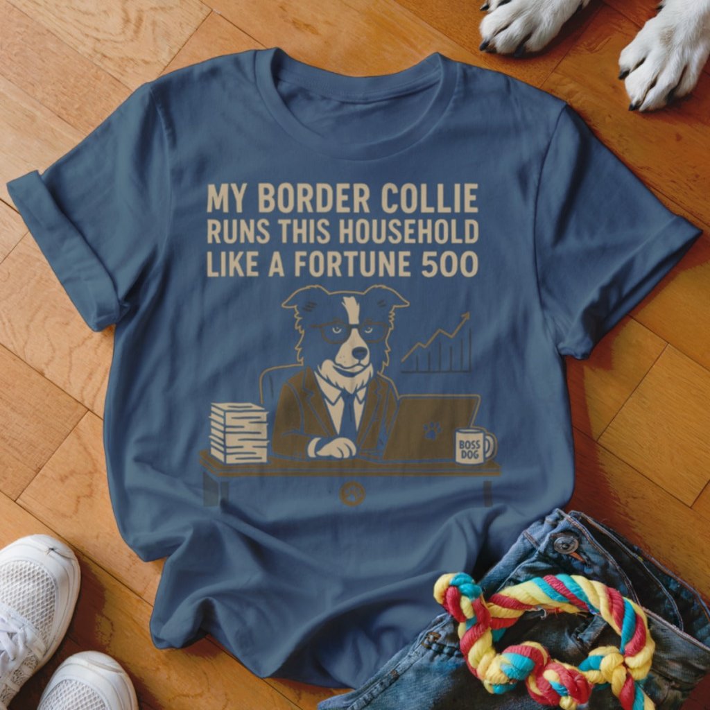Border Collie Runs This House Shirt - The Pawsitive Initiative