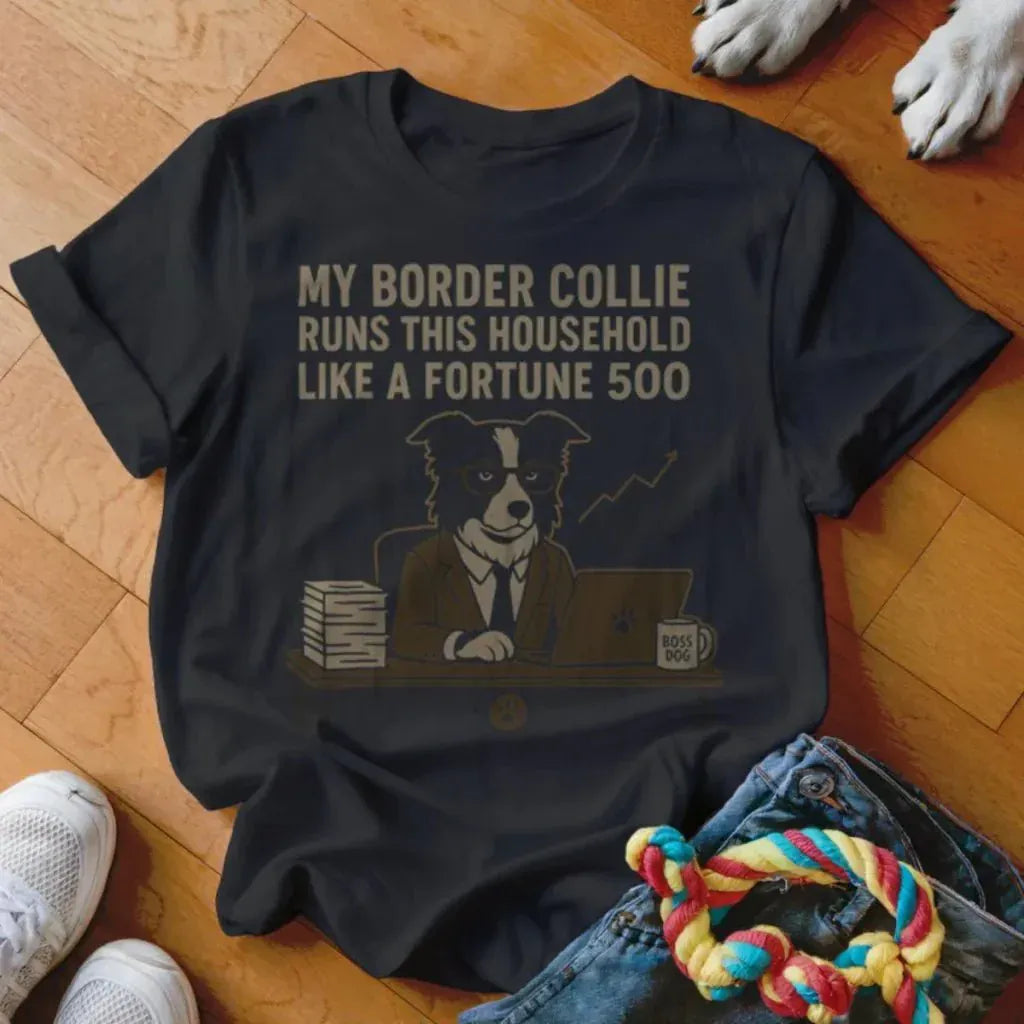 Border Collie Runs This House Shirt - The Pawsitive Initiative