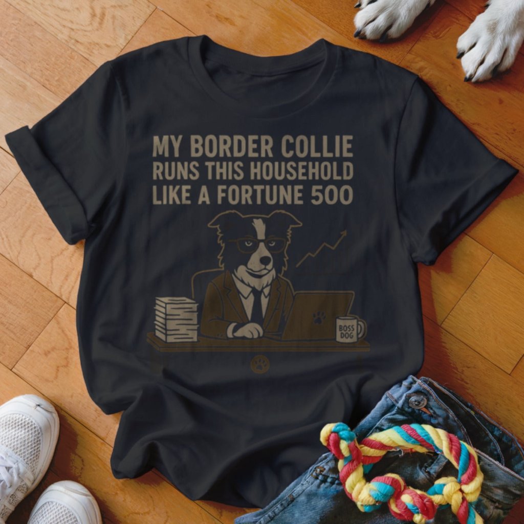 Border Collie Runs This House Shirt - The Pawsitive Initiative