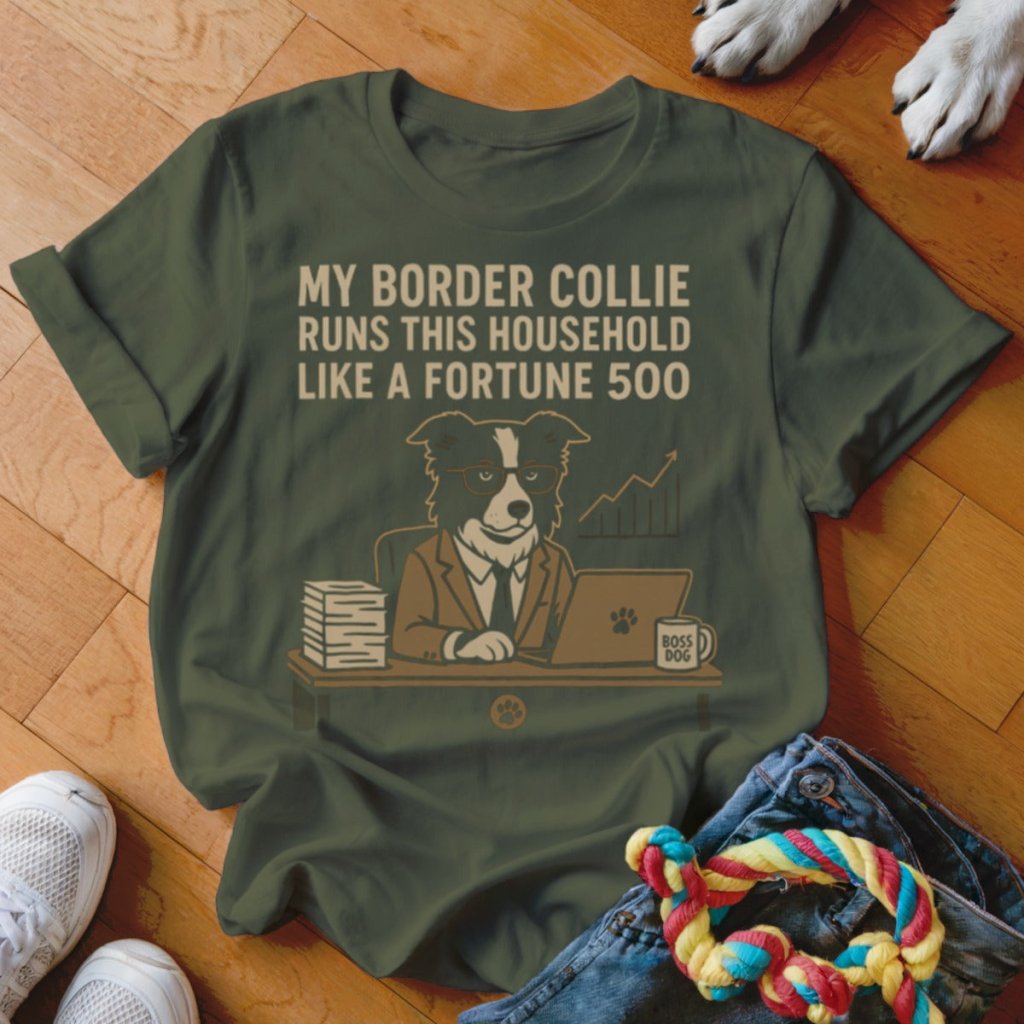 Border Collie Runs This House Shirt - The Pawsitive Initiative