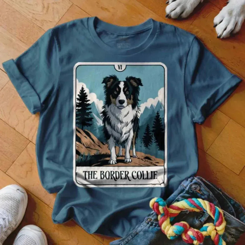 Border Collie Tarot Card Shirt - The Pawsitive Initiative
