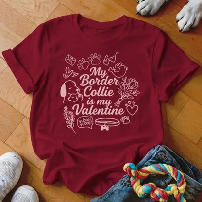 Border Collie Valentine Shirt - The Pawsitive Initiative