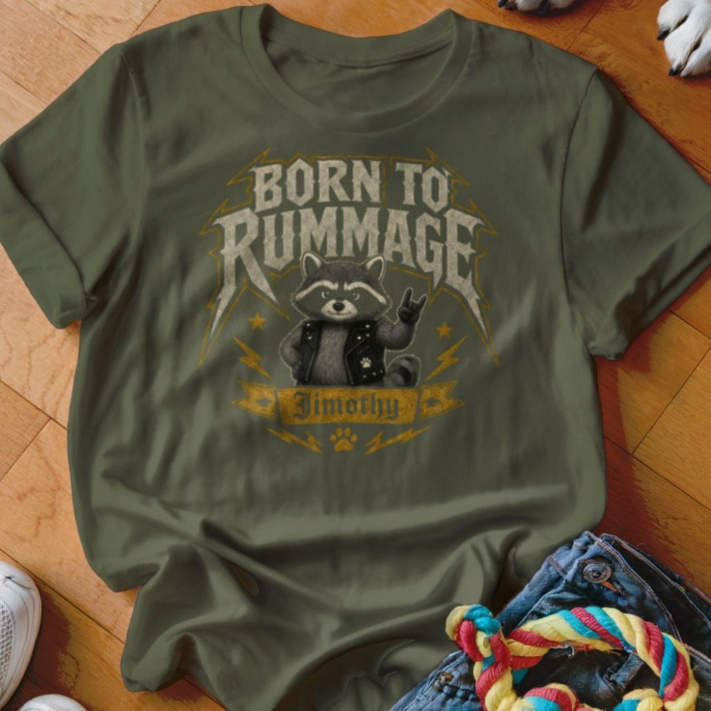 Born to Rummage Shirt - The Pawsitive Initiative