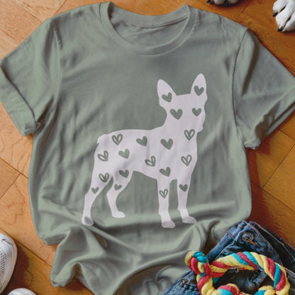 Boston Terrier Hearts Shirt - The Pawsitive Initiative