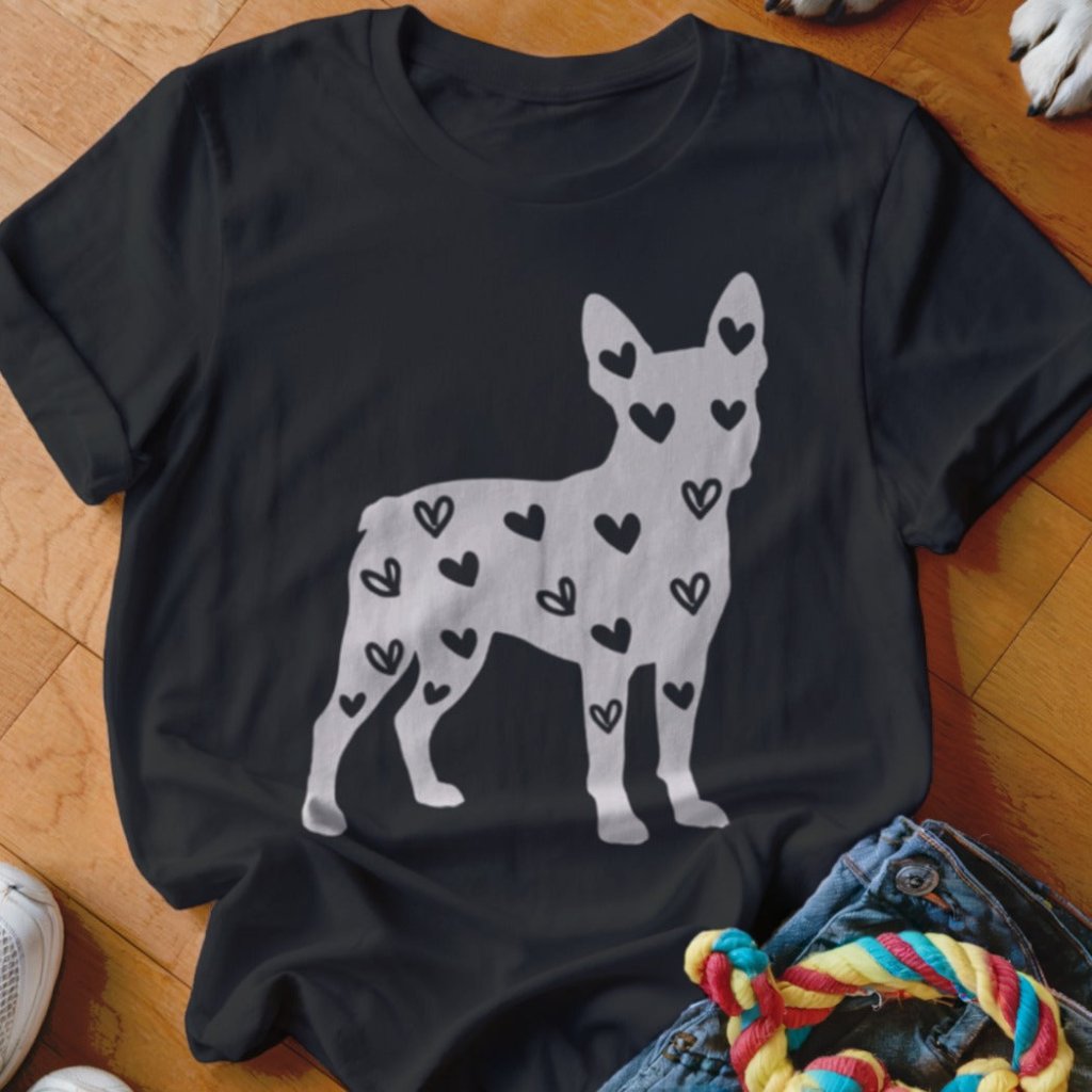 Boston Terrier Hearts Shirt - The Pawsitive Initiative