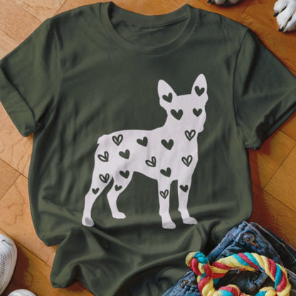 Boston Terrier Hearts Shirt - The Pawsitive Initiative
