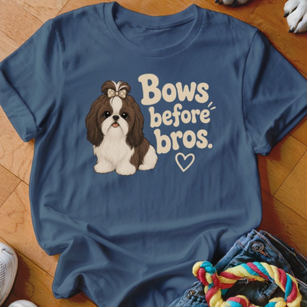 Bows Before Bros Shirt - The Pawsitive Initiative