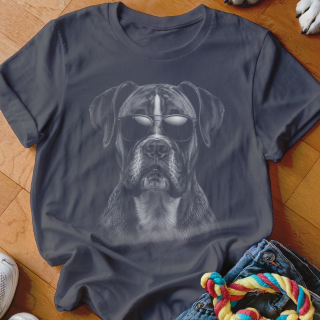 Boxer in Aviators Shirt - The Pawsitive Initiative