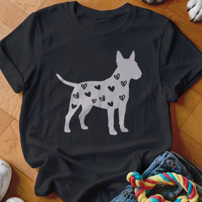 Bull Terrier Hearts Shirt - The Pawsitive Initiative