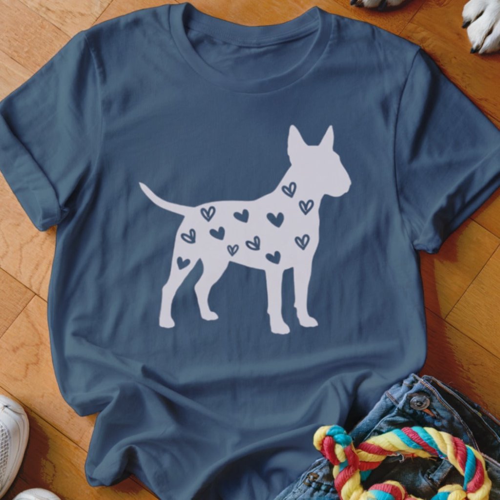 Bull Terrier Hearts Shirt - The Pawsitive Initiative