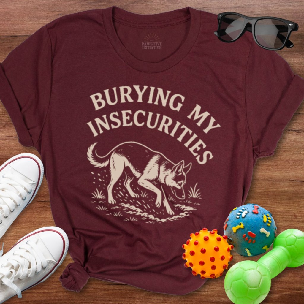 Burying My Insecurities Shirt - The Pawsitive Initiative