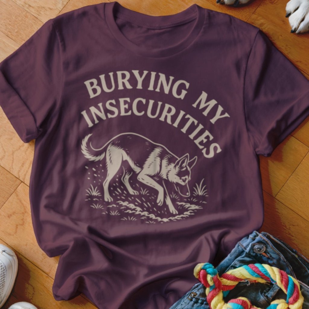 Burying My Insecurities Shirt - The Pawsitive Initiative