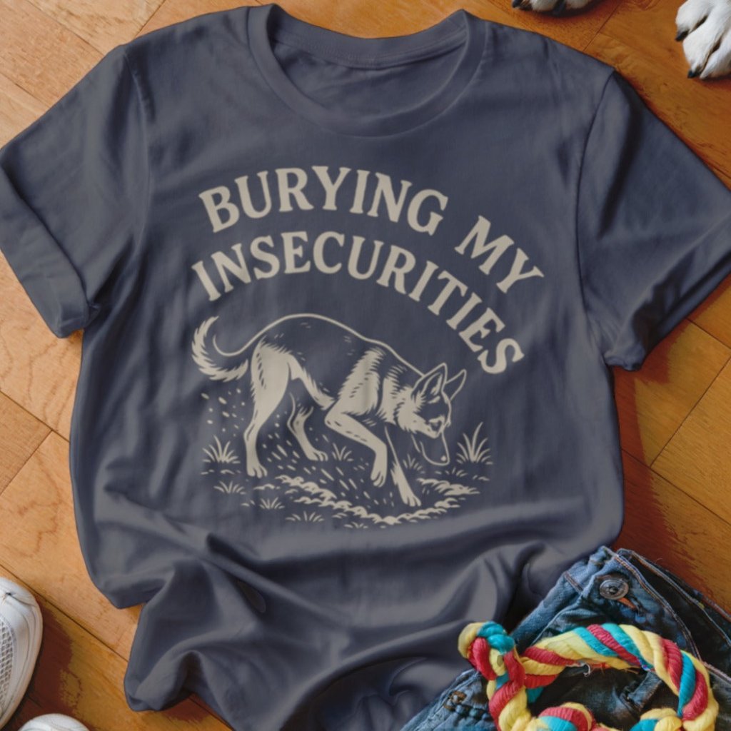 Burying My Insecurities Shirt - The Pawsitive Initiative